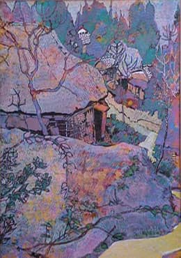 画家だった頃の私のガッシュ（水彩画の一種）